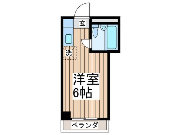 大倉マンションの物件間取画像